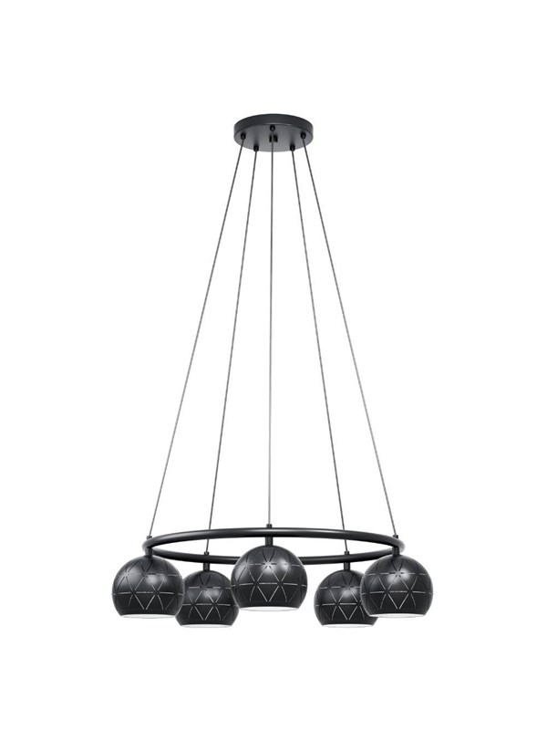 EGLO CANTALLOPS PENDANT E14 5L Ø690 SVART