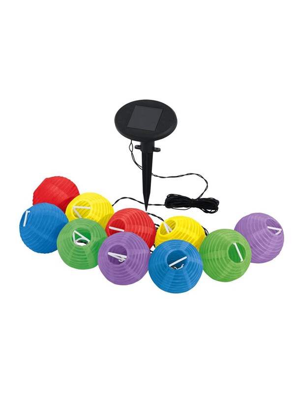 EGLO SOLAR CHAIN 10L BOLL MULTI