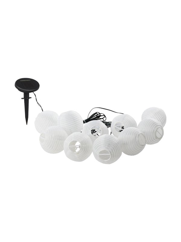 EGLO SOLAR LJUSKEDJA 10L BOLL VIT - SEK 179 - Spara 28%