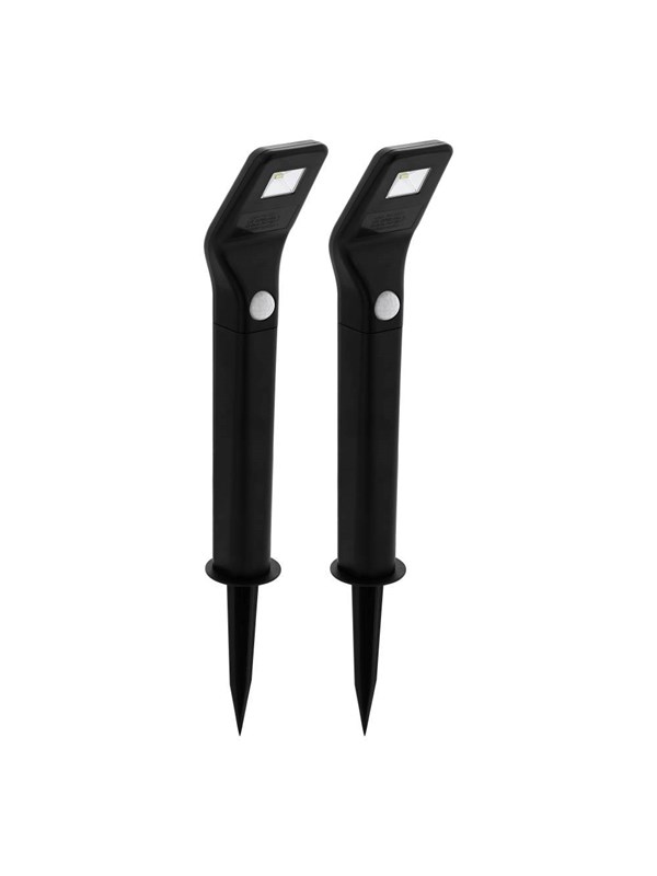 EGLO SOLCELL SPJUT M/SENSOR 1200MAH 2 ST SVART