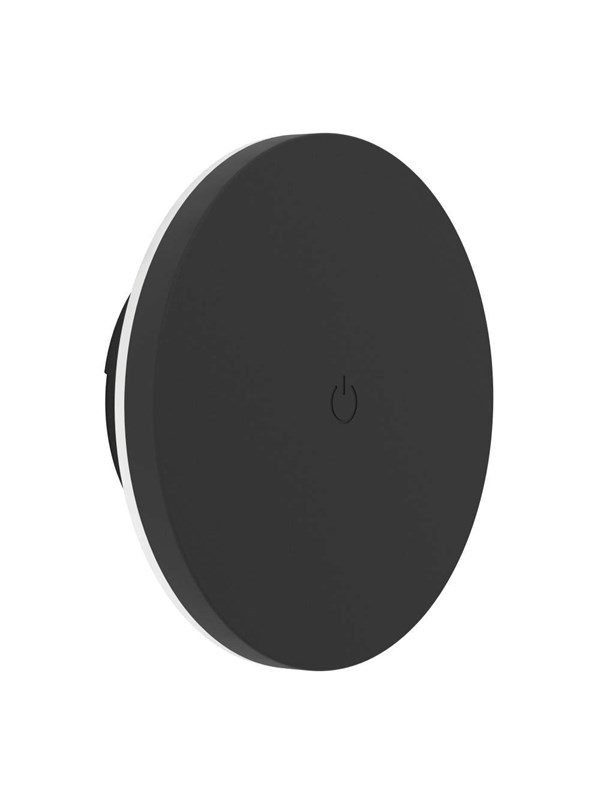 EGLO VALGIANO UTOMHUS VÄGG Ø150 300LM TOUCH SVART IP44