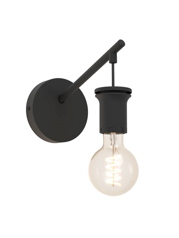 EGLO CAPOLIVERI-E VÄGG L120 H140 E27 SVART