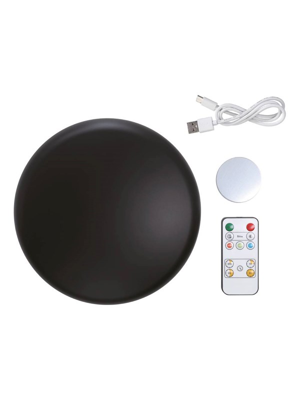 EGLO PORCIANO VÄGG CCT MED MAGNET SVART