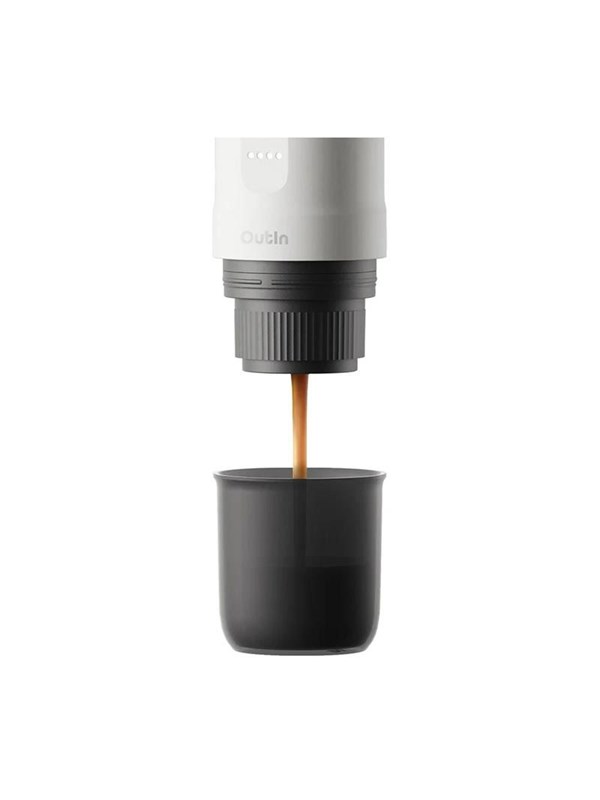 Produktfoto för Outin Nano Pearl White Espressomaskin portabel - Pärlvit