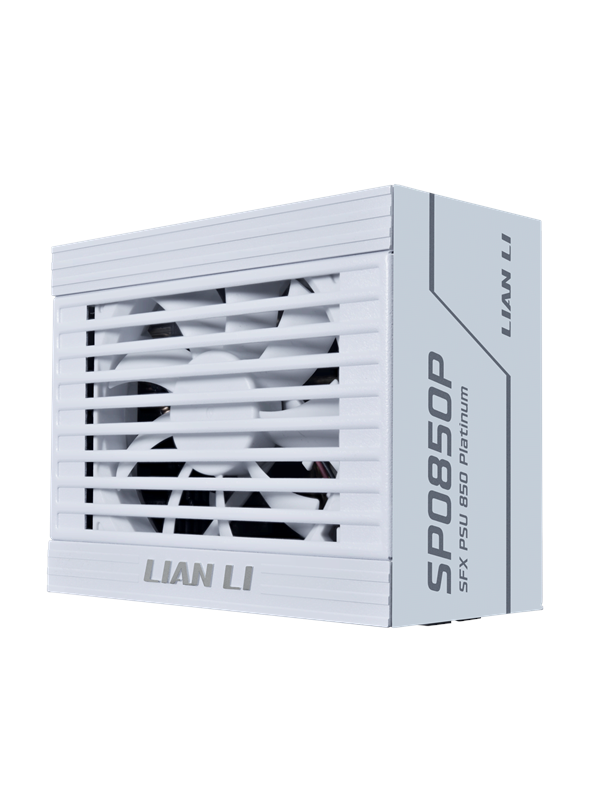 Lian Li SP850P SFX (White) Strömförsörjning - 850 Watt - 92 mm - ATX 3.1 - 80 Plus Platinum certificate