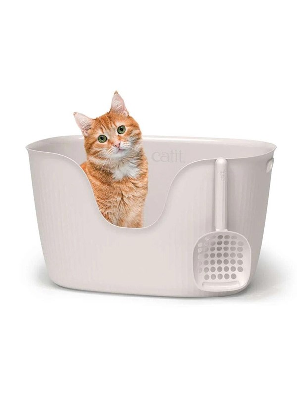 Catit LOO kattlåda m/uppsamlingsskopa, Vit