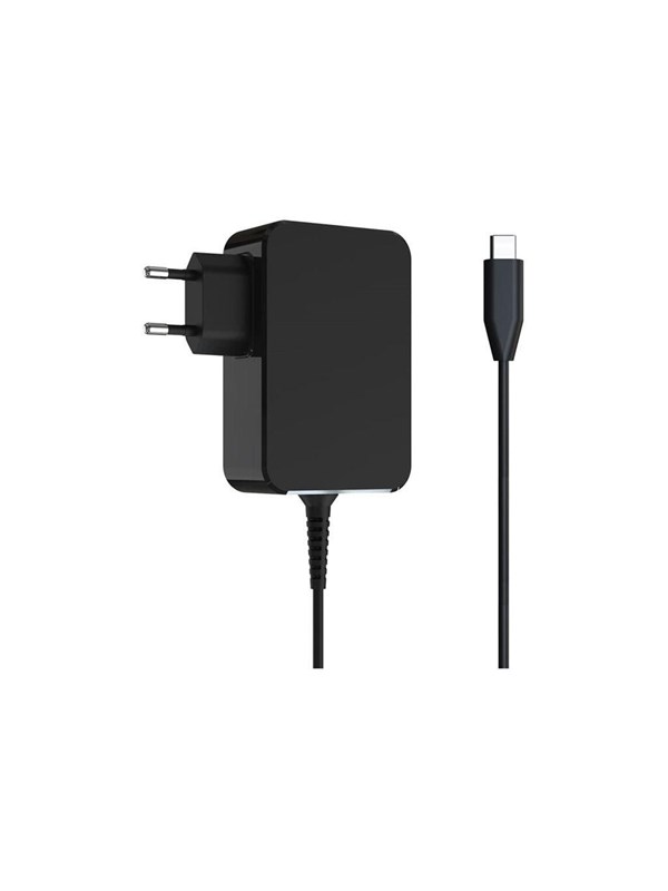 LC Power LC-NB-GAN-45-C - USB-C power adapter - Gallium Nitride (GaN) - 45 Watt