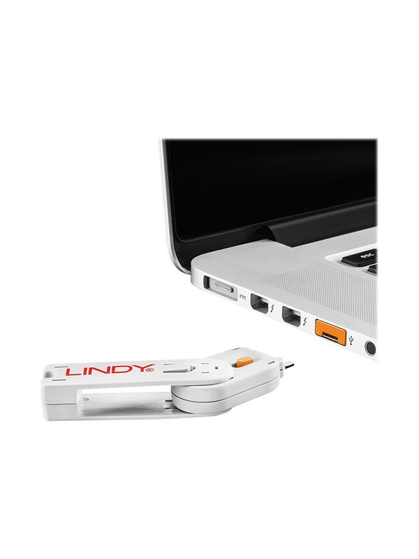 Produktfoto för Lindy USB Port Blocker - USB-portblockerare (paket om 4)