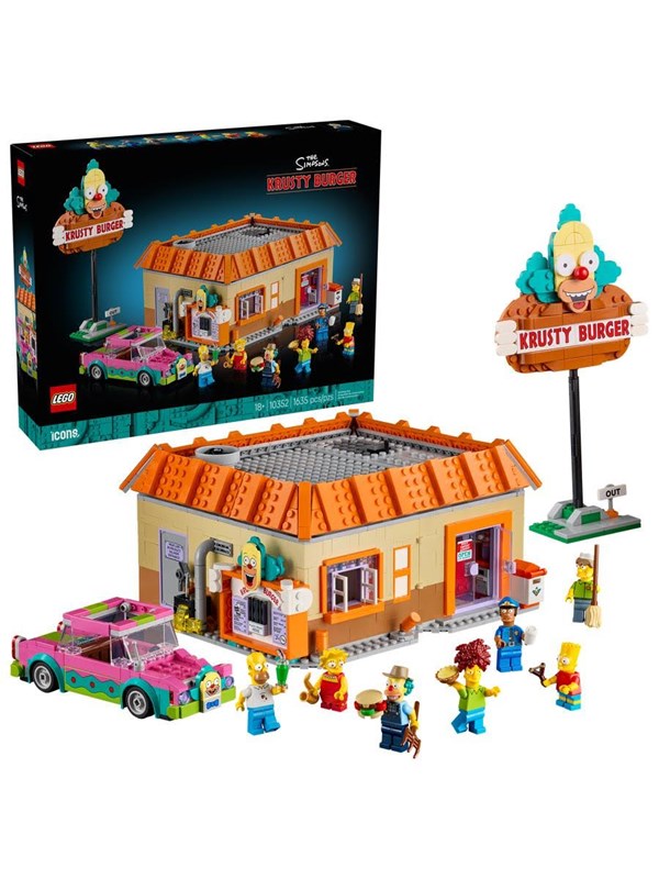 LEGO Icons 10352 The Simpsons™: Krustyburgare
