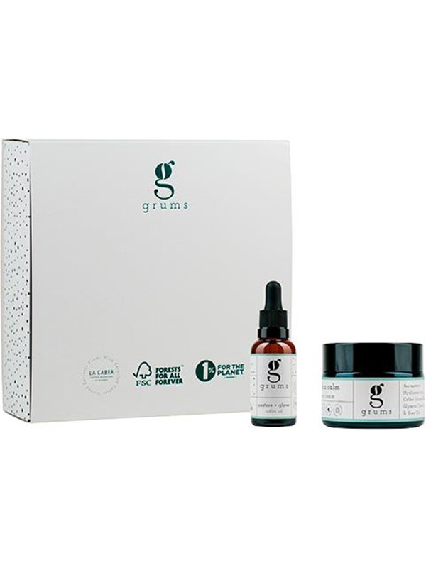 Grums The Hydra Glow Kit (face cream + face oil) - Köp för SEK 280 - Spara 21%