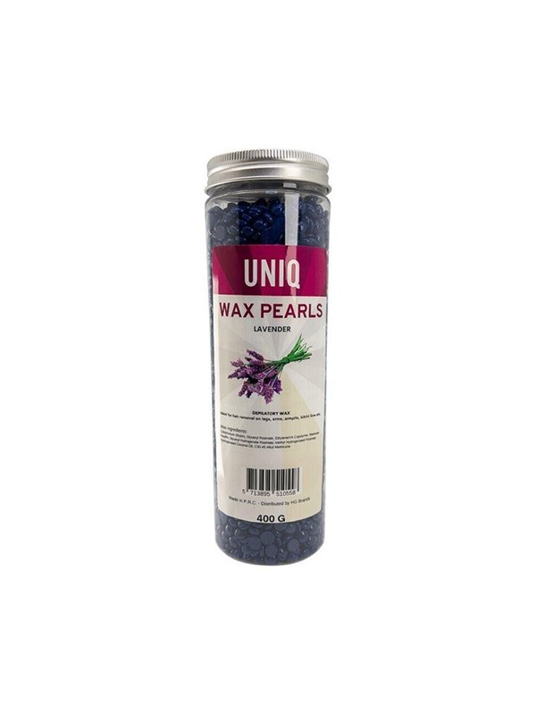 UNIQ - vaxpärlor - 400g - lavendel