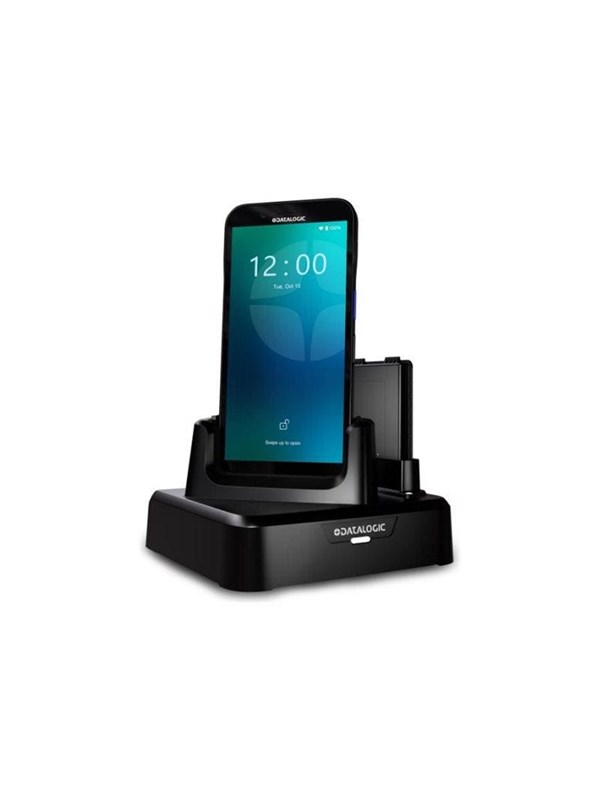 Datalogic - charge and sync dock - single slot with a spare battery slot Strömförsörjning - ATX - 80 Plus