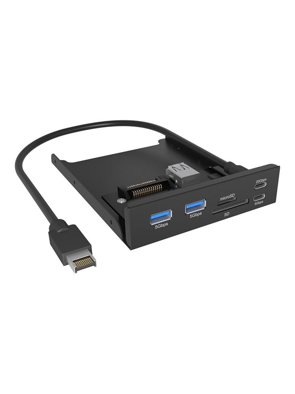 ICY BOX IB-HUB1419-i3 USB Hub - 4 porte - Svart