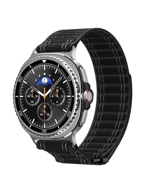 Spigen Fabric Band (hook-and-loop) - black - Samsung Galaxy Watch 8 46mm/44mm/40mm