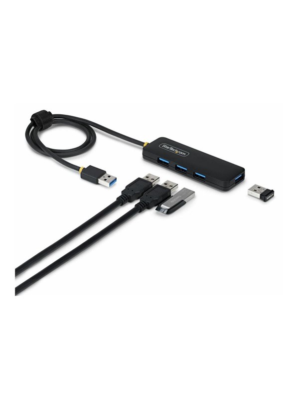 StarTech.com - hub - 4 ports USB Hub - USB 3.2 - 4 porte - Svart