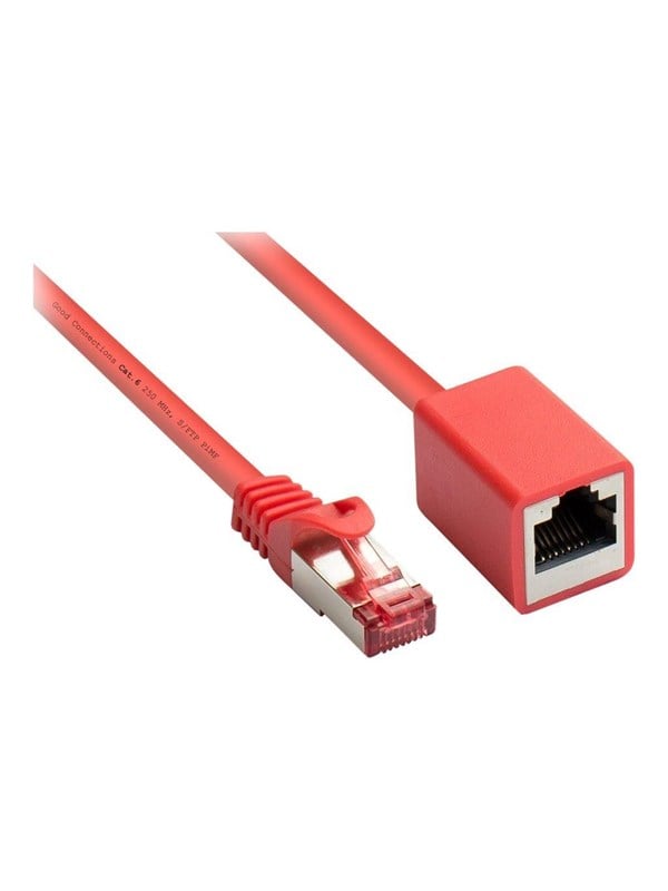 Alcasa electronik Good Connections RNS patch extension cable - 2 m - red - Röd - 2m