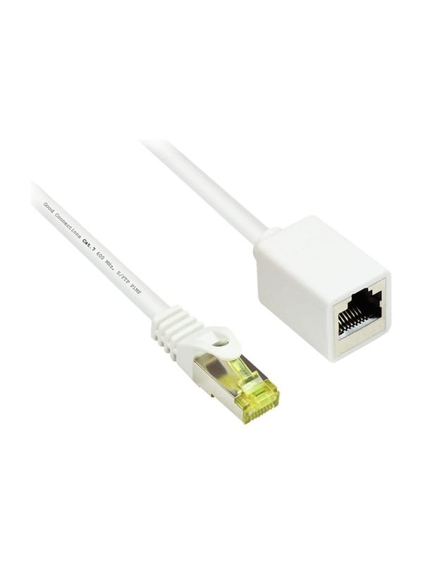Alcasa electronik Good Connections RNS patch extension cable - 1 m - white - Vit - 1m