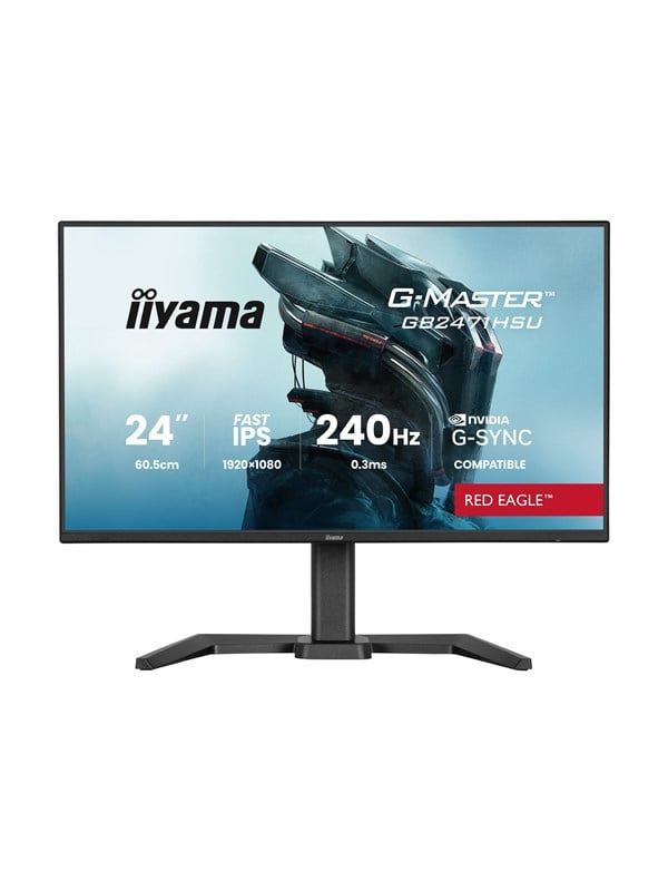 24" iiyama G-MASTER Red Eagle GB2471HSU-B1 - LED monitor - Full HD (1080p) - 24"