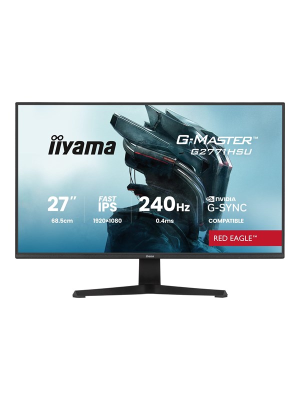 27" iiyama G-MASTER Red Eagle G2771HSU-B1 - LED monitor - Full HD (1080p) - 27"