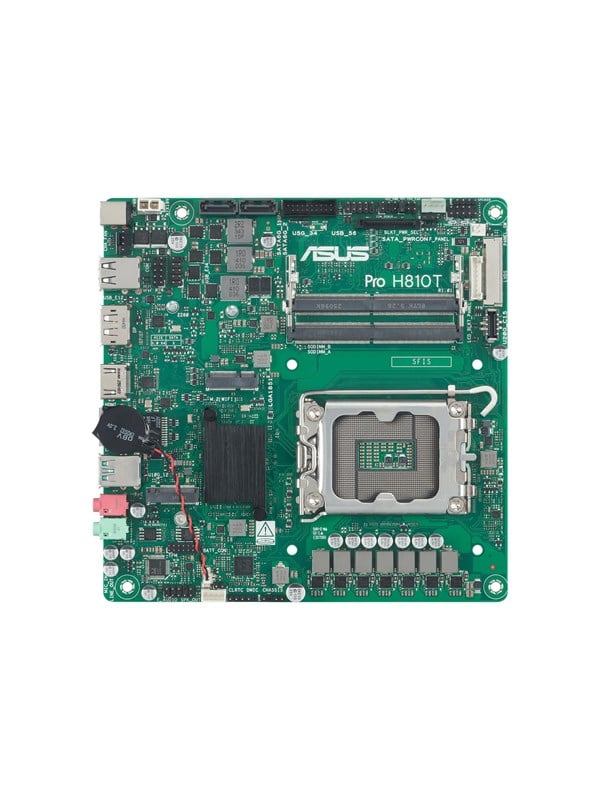 Produktfoto för ASUS Pro H810T-CSM, Intel, LGA 1851 (Socket V1), Intel Core Ultra (Series 2), DDR5-SDRAM, 128 GB, SO-DIMM