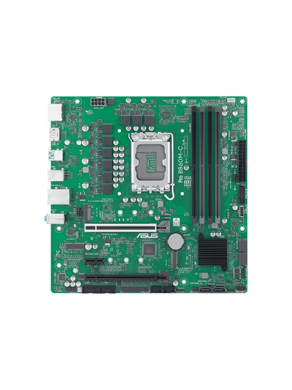 ASUS PRO B860M-C-CSM Moderkort - Intel B860 - Intel LGA1851 - DDR5 RAM - Micro-ATX