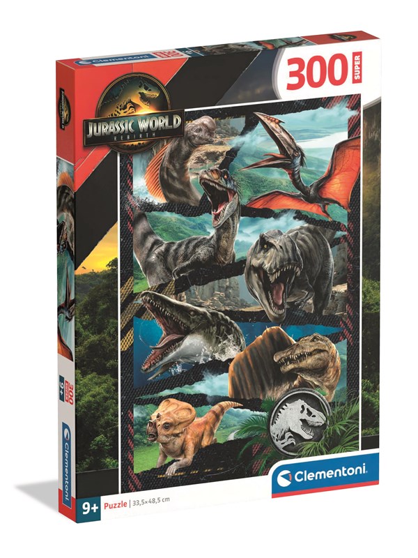 Clementoni Puzzle Super Jurassic World 300pcs. Golv