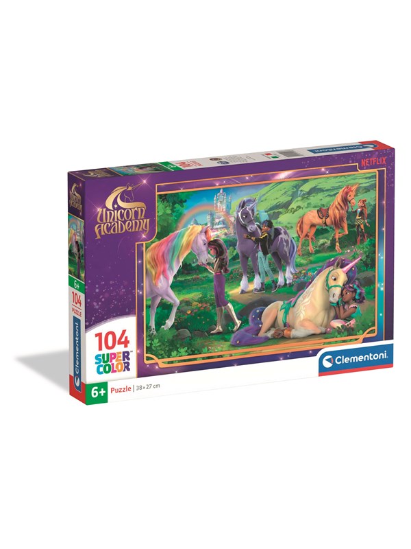 Clementoni Puzzle Unicorn Academy - 104 pcs. Golv