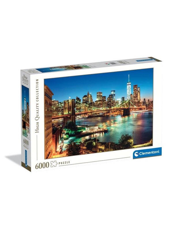 Clementoni Puzzle Brooklyn Bridge Lights 6000pcs. Golv