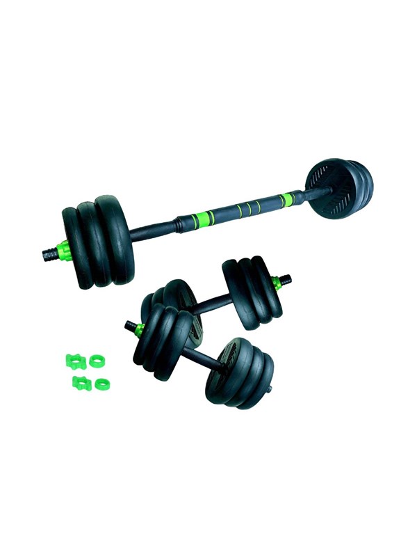 ASG 15 kg. Vægtsæt m. Runde skiver - Sort/Grøn - SEK 219 - Spara 41%