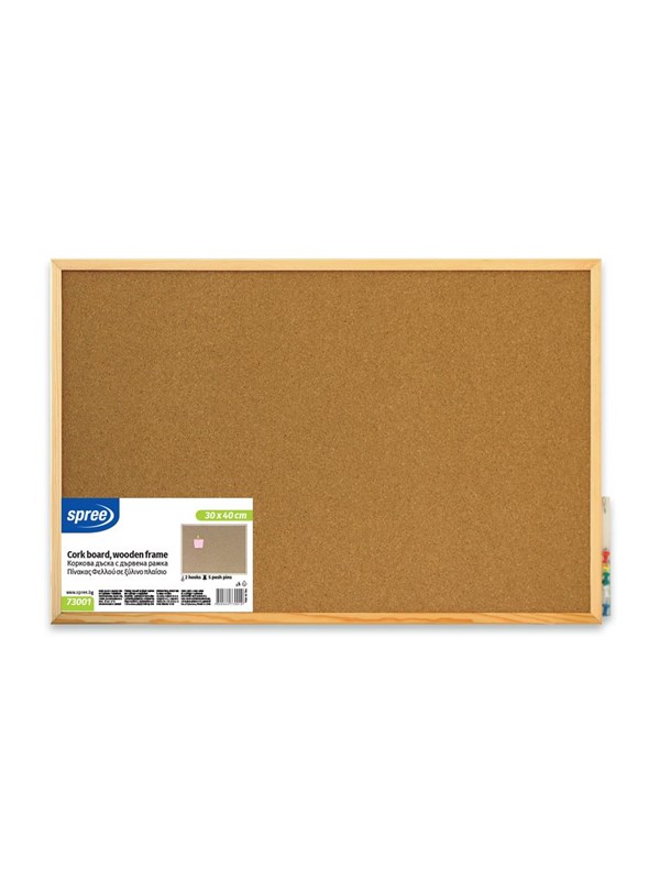 SPREE Notice board KORK 30*40cm.