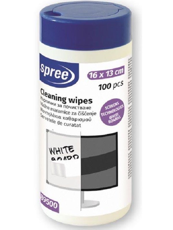SPREE Cleansing wipes. 16*13cm. 100 pcs.