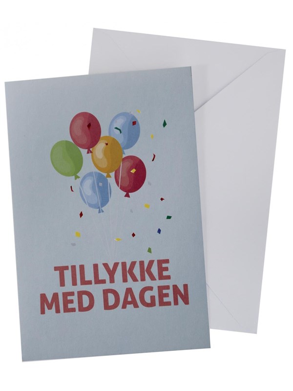 SCANSEASON Card with envelope Balloons 11*17cm