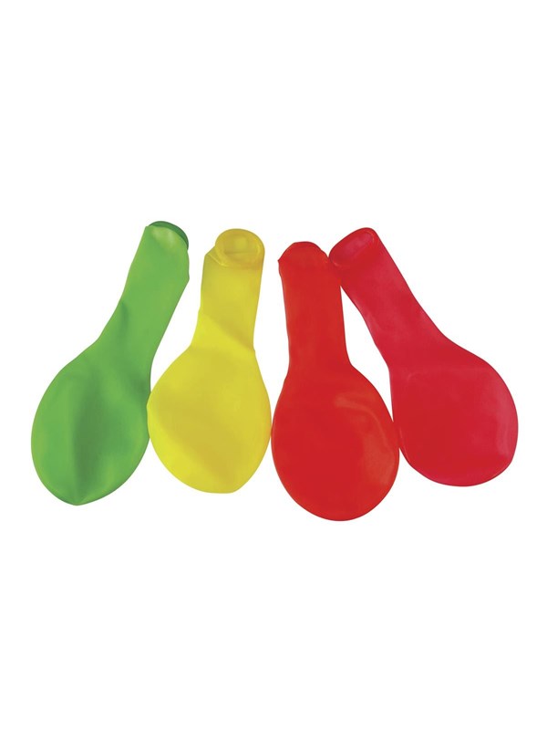 SCANSEASON Balloon Latex neon colors 23cm 10 pcs