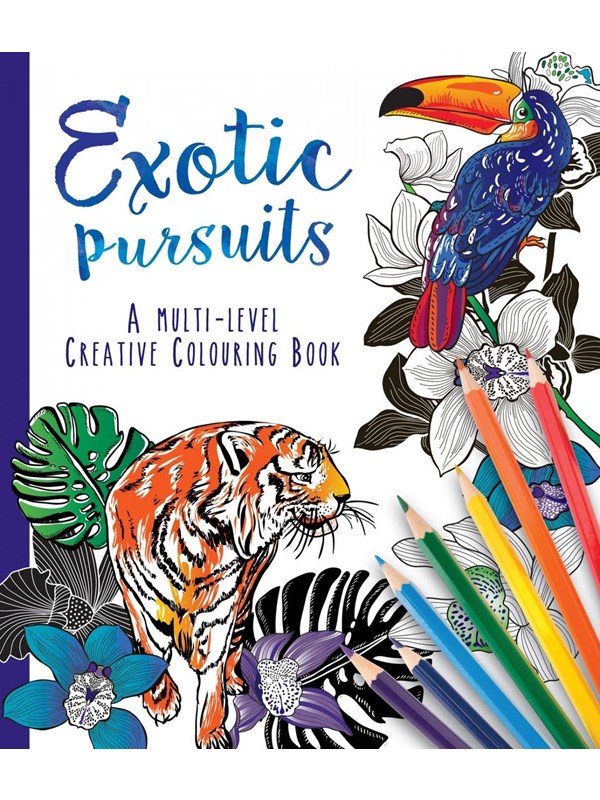 Alligator Mandala coloring book EXOTIC PURSUITS