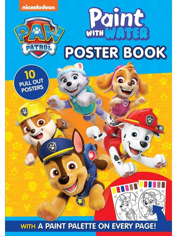 Hobby Mate PAW PATROL Paint with Water Book
