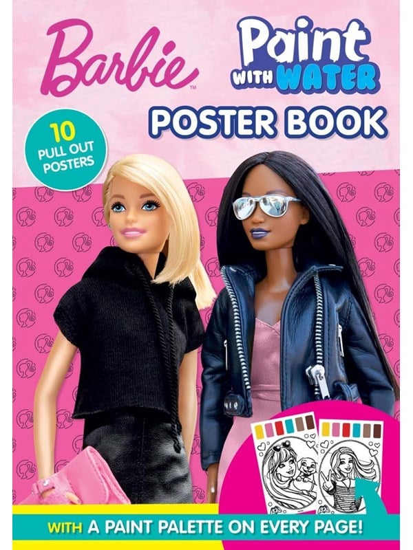 Alligator BARBIE paint with water coloring book