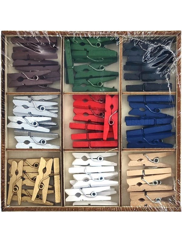 Creative Craft Group Clothes peg mini 54 pcs. ass.