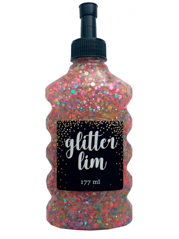 Hobby Mate Glitter glue coarse glitter Pink 177ml