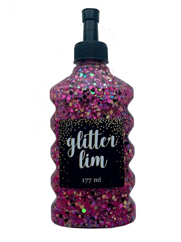 Hobby Mate Glitter glue coarse glitter Pink 177