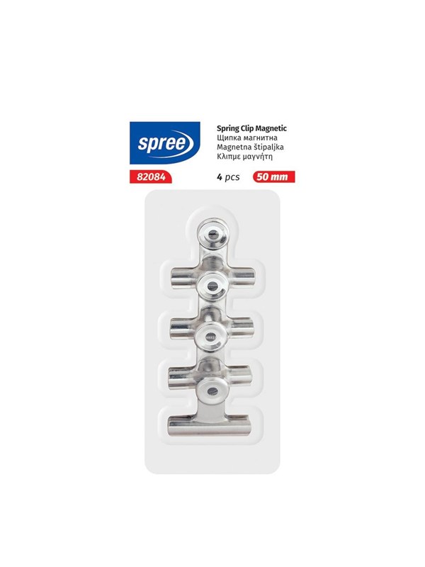 SPREE Paper clip Bulldog with magnet 50 mm 4 pcs