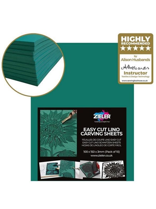Zieler Linoleum sheet A6 10 pcs.