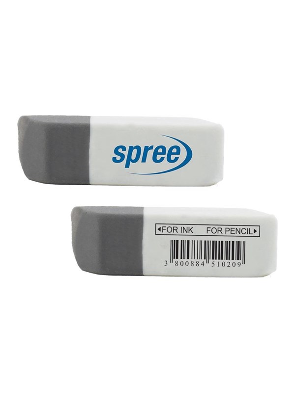 SPREE Eraser COMBI ink/pencil 36 pcs.