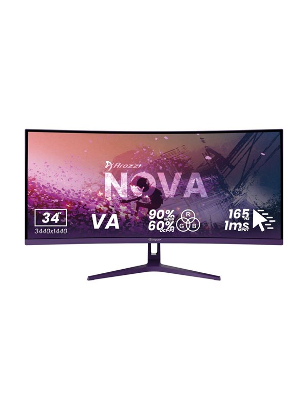 34" Arozzi Nova 34″ Curved computer monitor