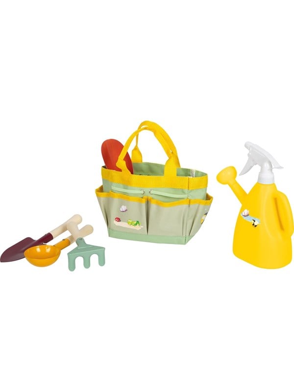 Produktfoto för Small Foot - Garden Bag with Garden Tools "Tiny Garden" 5 pcs