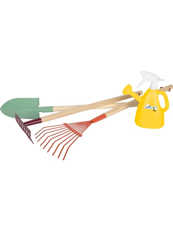 Small Foot - Garden Tool Set with Watering Can "Tiny Garden" 4pcs.