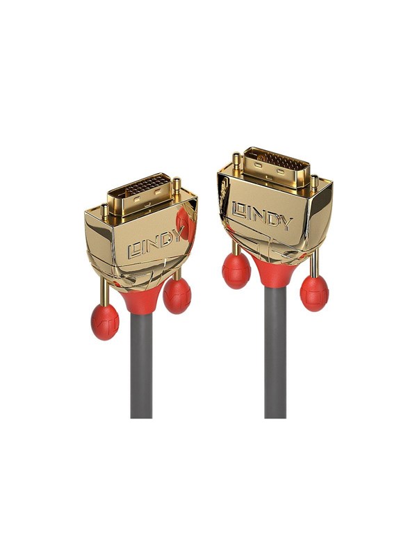 Lindy Gold - DVI cable - DVI-D to DVI-D - 50 cm