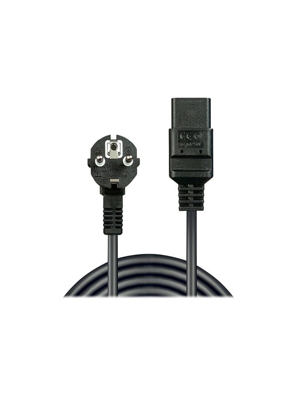 Lindy - power cable - CEI 23-16/VII / CEE 7/3 to IEC 60320 C19 - 2 m