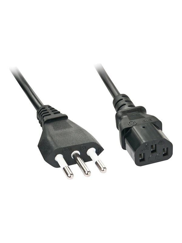 Lindy - power cable - CEI 23-50 to power IEC 60320 C13 - 3 m