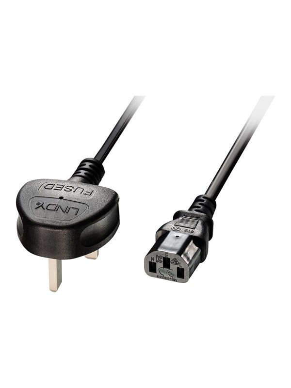 Lindy - power cable - power IEC 60320 C13 to BS 1363 - 5 m