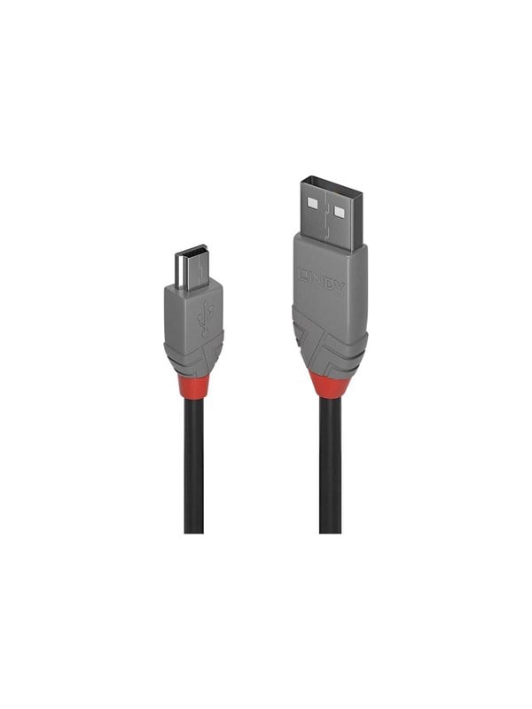 Lindy Anthra Line - USB cable - USB to mini-USB Type B - 1 m